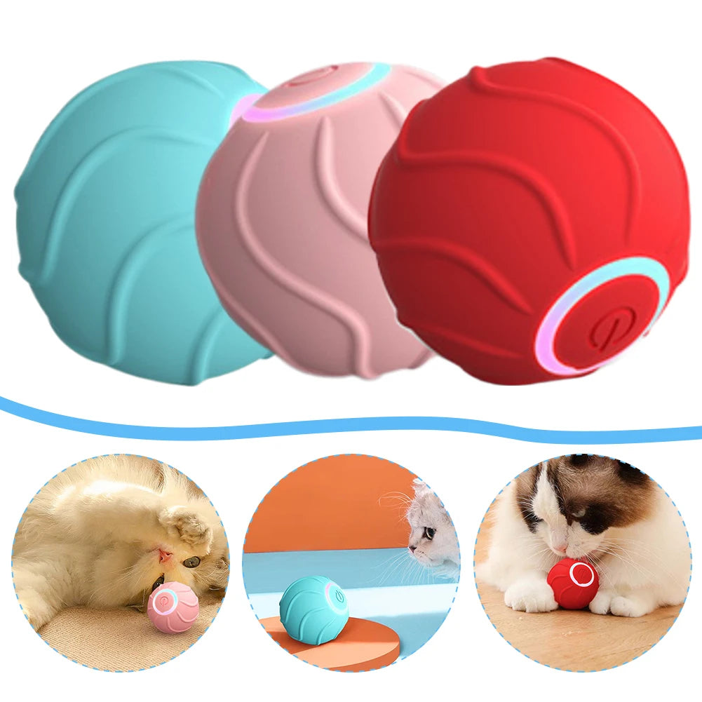 Pallina interattiva automatica per gatti